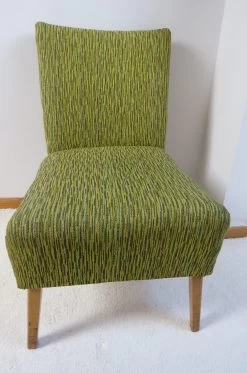 Vintage Bedroom Chair, 1960s, Tweed