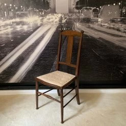 Unknown Vintage Chair Occasional Bedroom Chair Solid Wood Oak -Bedroom Furniture Shop vintage chair occasional bedroom chair solid wood oak sku75948794 0 3