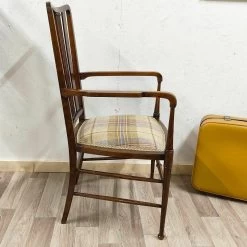 Unknown Vintage Edwardian Mahogany Chair Tartan Seat Retro Teddy Doll Bathroom Bedroom -Bedroom Furniture Shop vintage edwardian mahogany chair tartan seat retro teddy doll bathroom bedroom sku91422503 0 18