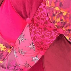 Unknown Vintage French Style Bedroom Chair In Hot Pink Patchwork 12 Unknown Vintage French Style Bedroom Chair In Hot Pink Patchwork -Bedroom Furniture Shop vintage french style bedroom chair in hot pink patchwork sku22444110 0 2