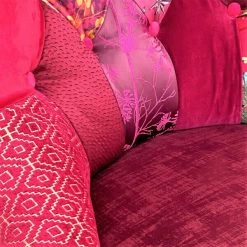 Unknown Vintage French Style Bedroom Chair In Hot Pink Patchwork 15 Unknown Vintage French Style Bedroom Chair In Hot Pink Patchwork -Bedroom Furniture Shop vintage french style bedroom chair in hot pink patchwork sku22444110 0 5