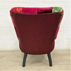 Unknown Vintage French Style Bedroom Chair In Hot Pink Patchwork 17 Unknown Vintage French Style Bedroom Chair In Hot Pink Patchwork -Bedroom Furniture Shop vintage french style bedroom chair in hot pink patchwork sku22444110 0 7