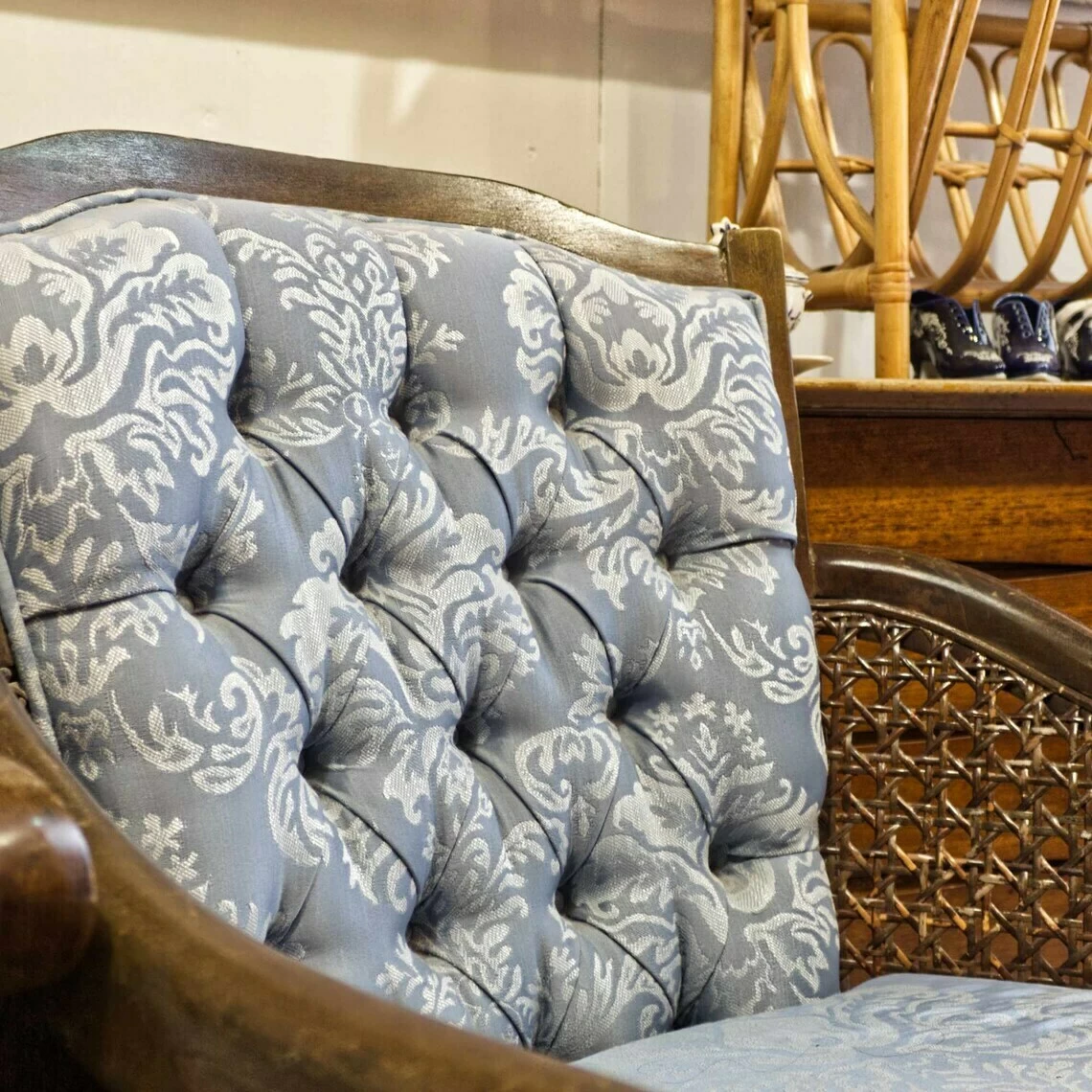 Vintage Pair Of His & Hers Bedroom Chairs 5 Vintage Pair Of His & Hers Bedroom Chairs - Image 3