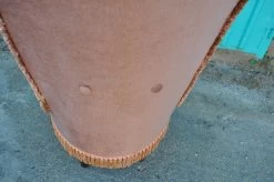 Vintage Pink Velour Bedroom Boudoir Chair Studded Back And Padded Seat -Bedroom Furniture Shop vintage pink velour bedroom boudoir chair studded back and padded seat 0 2