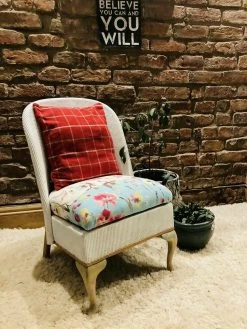 Vintage Retro Lloyd Loom Bedroom Nursing Chair -Bedroom Furniture Shop vintage retro lloyd loom bedroom nursing chair sku95500009 0 2
