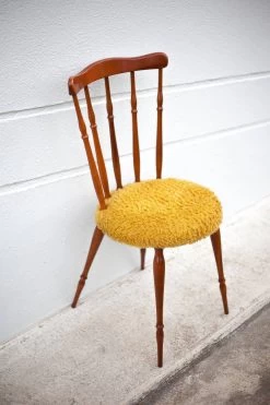 Wooden Chair Seat Mustard Mustard Western Chair Saloon Chair Living Room Bedroom 16 Wooden Chair Seat Mustard Mustard Western Chair Saloon Chair Living Room Bedroom -Bedroom Furniture Shop wooden chair seat mustard mustard western chair saloon chair living room bedroom sku58922787 0 4