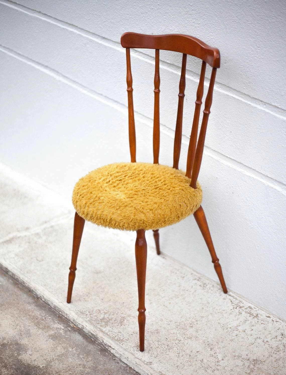 Wooden Chair Seat Mustard Mustard Western Chair Saloon Chair Living Room Bedroom 8 Wooden Chair Seat Mustard Mustard Western Chair Saloon Chair Living Room Bedroom - Image 6