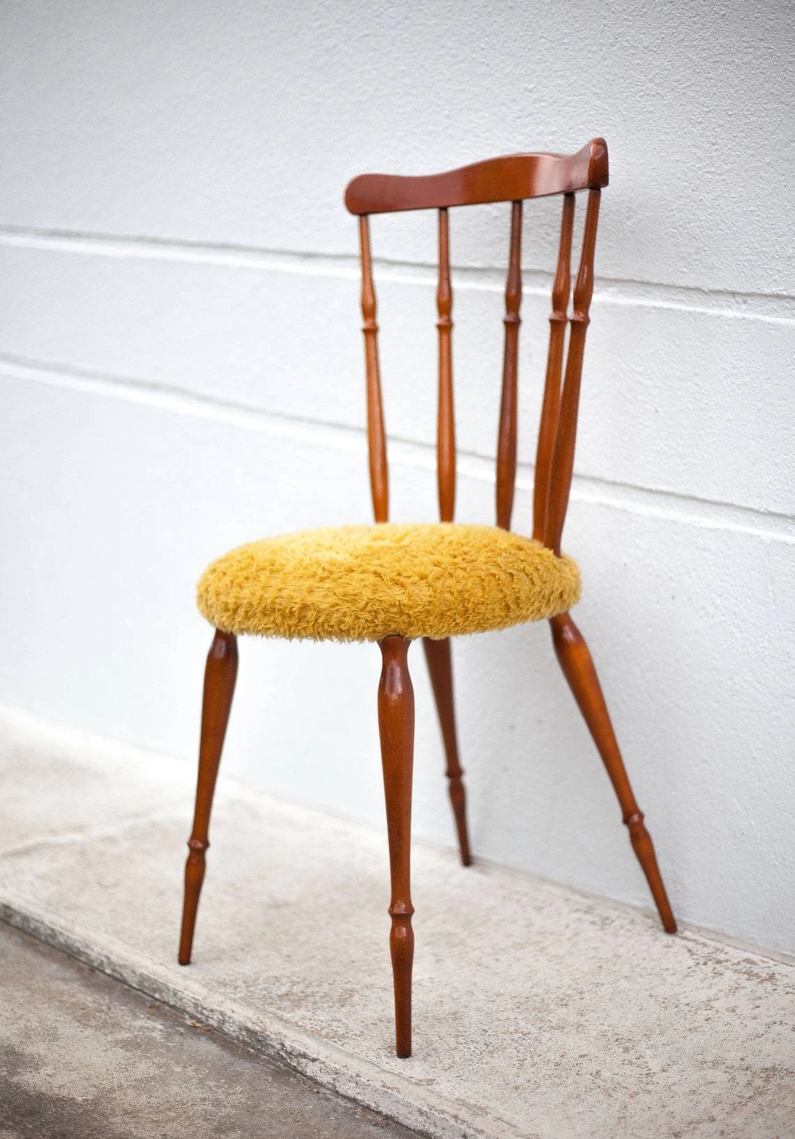 Wooden Chair Seat Mustard Mustard Western Chair Saloon Chair Living Room Bedroom 9 Wooden Chair Seat Mustard Mustard Western Chair Saloon Chair Living Room Bedroom - Image 7